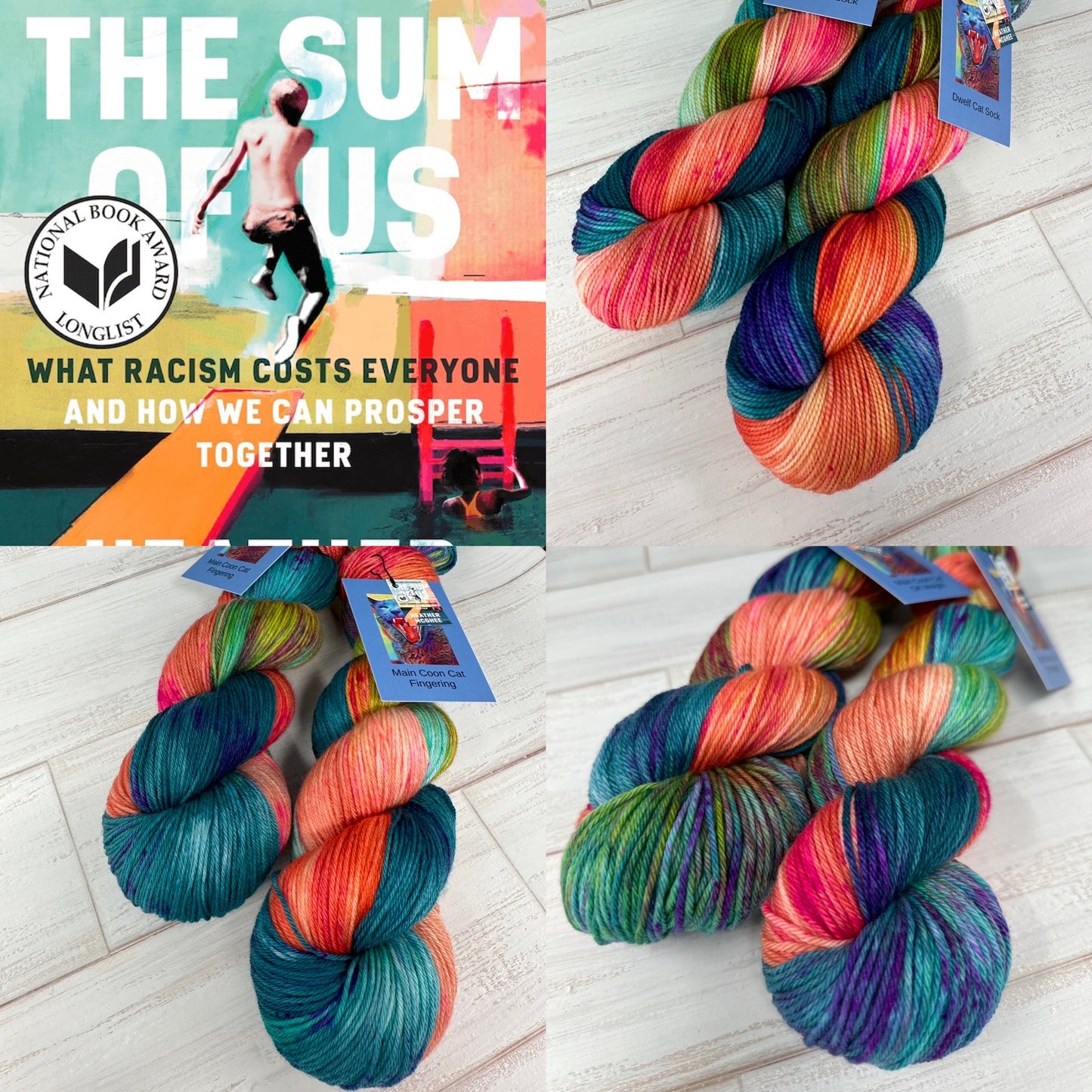 "The Sum of Us" on Various Yarn Bases