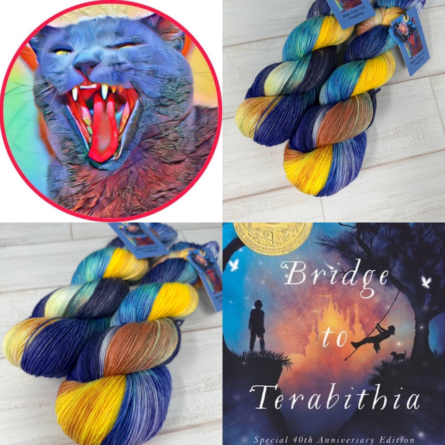"Bridge to Terebithia" on Various Yarn Bases