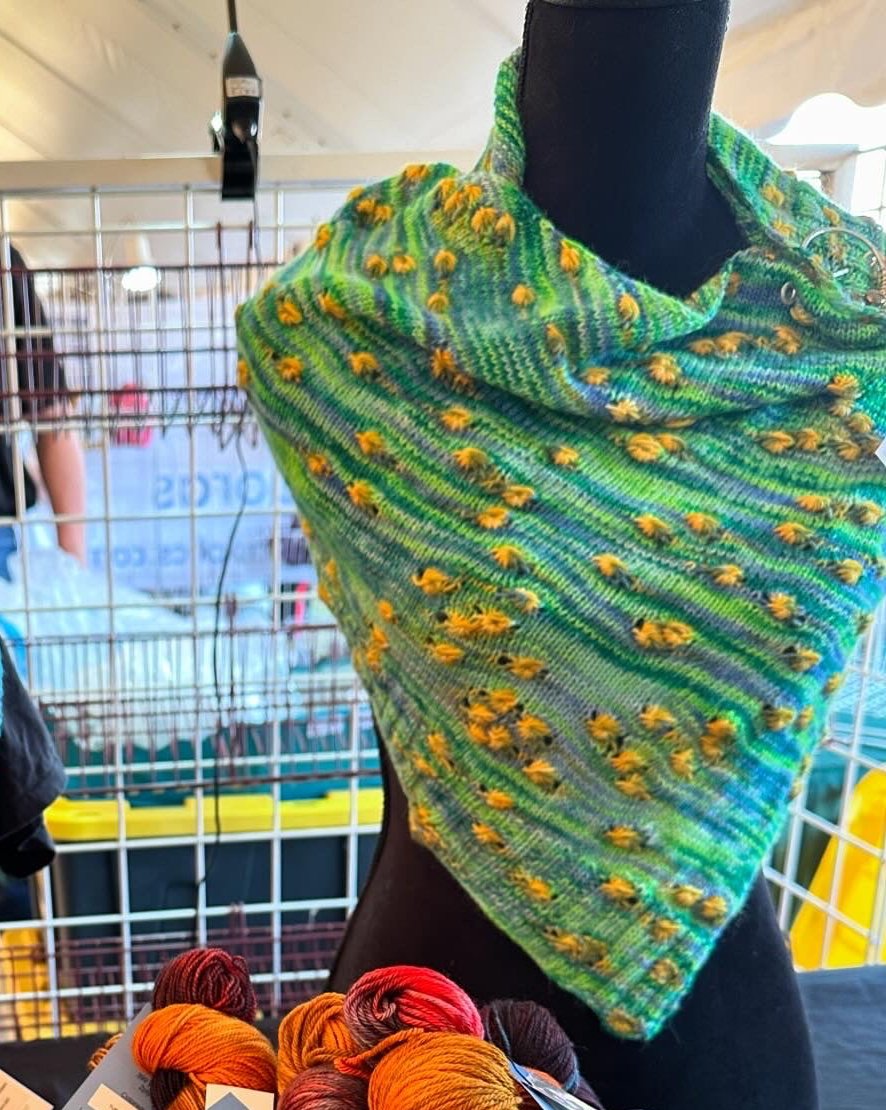 “Gender Queer” on Various Yarn Bases