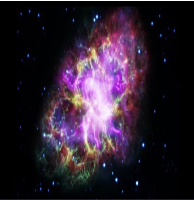 Crab Nebula — Hand-Dyed Wool Roving