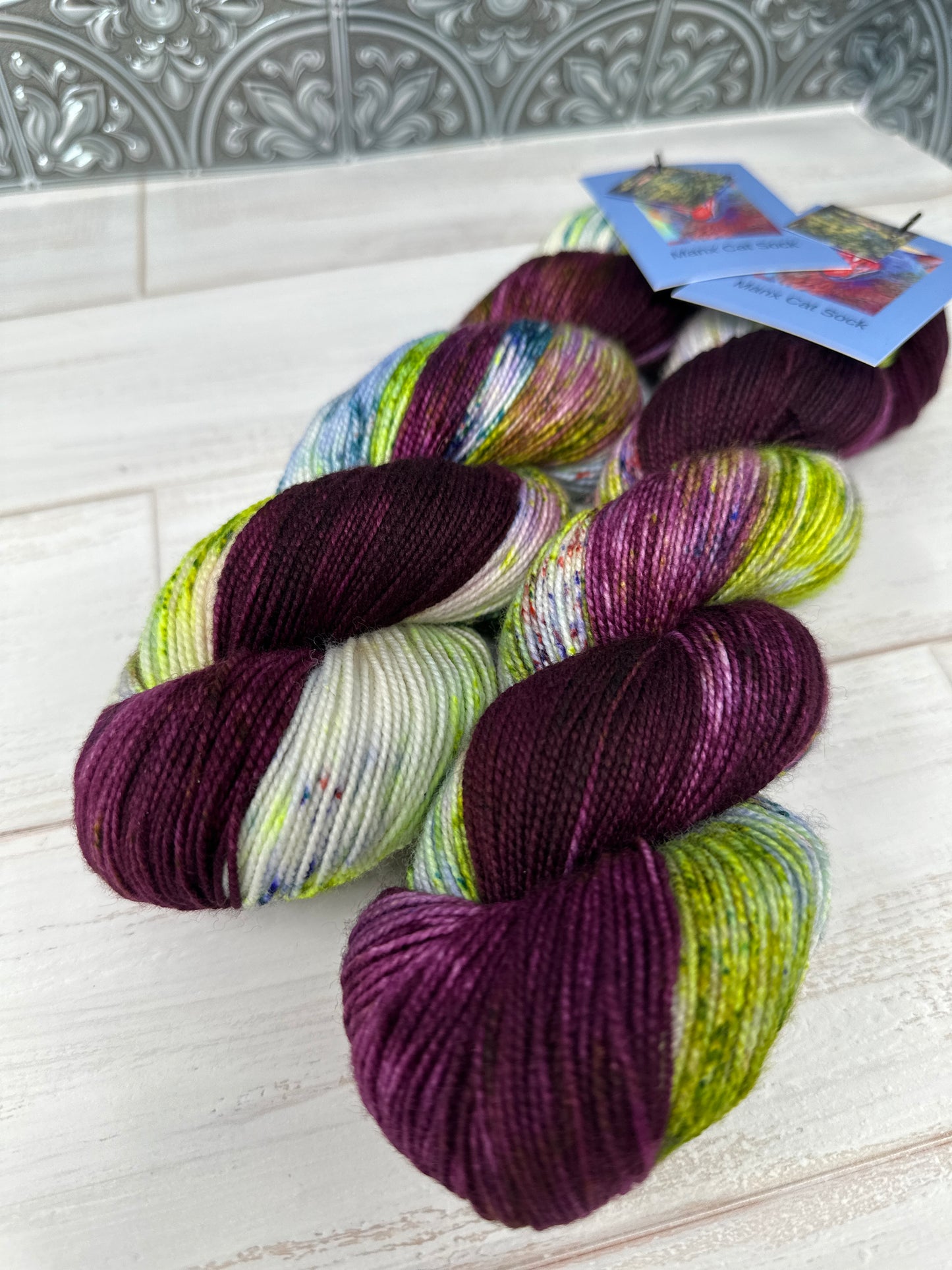 "Weeping Willow" on Various Yarn Bases