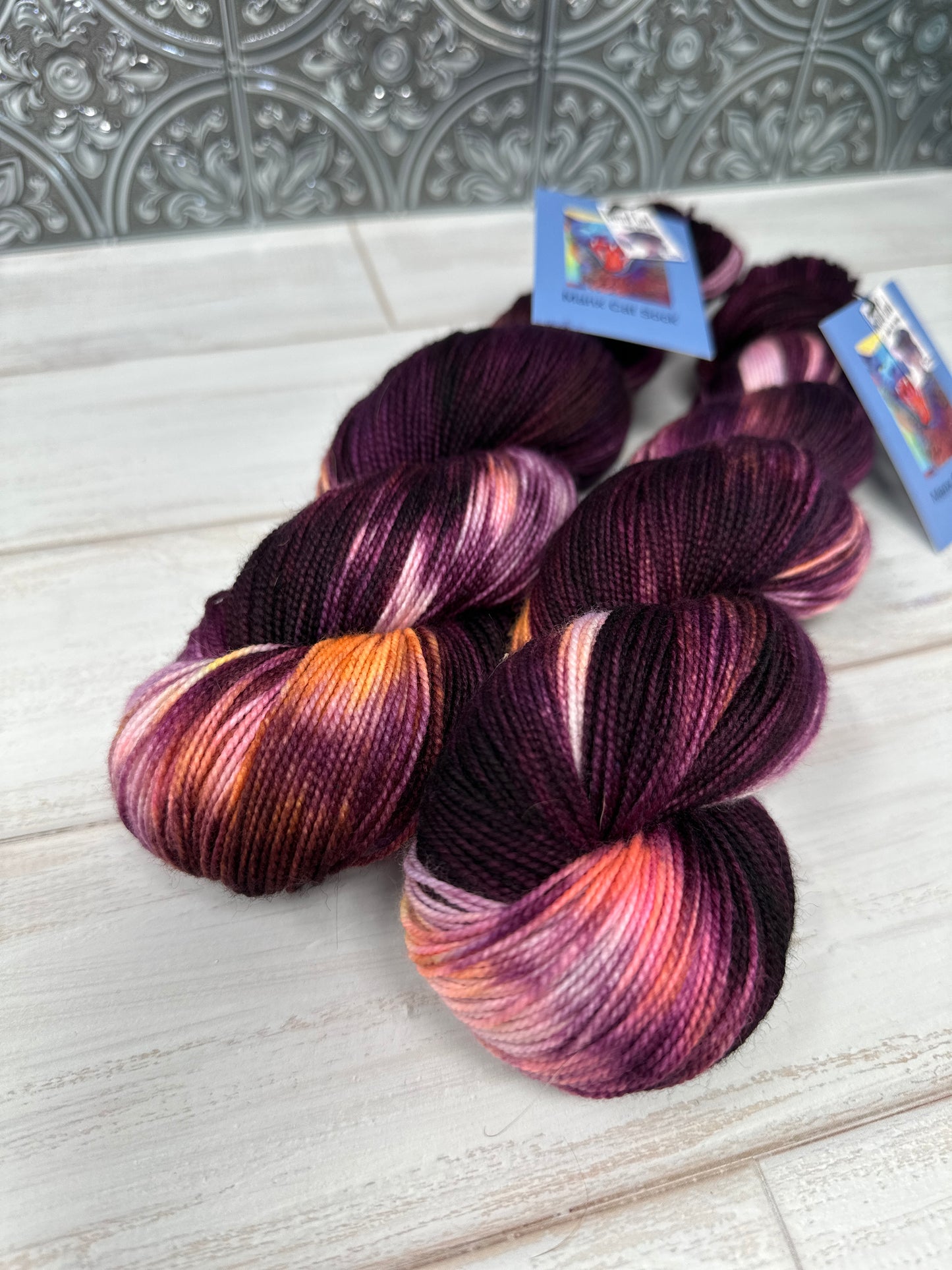 "Weird Girl & What's His Name" on Various Yarn Bases