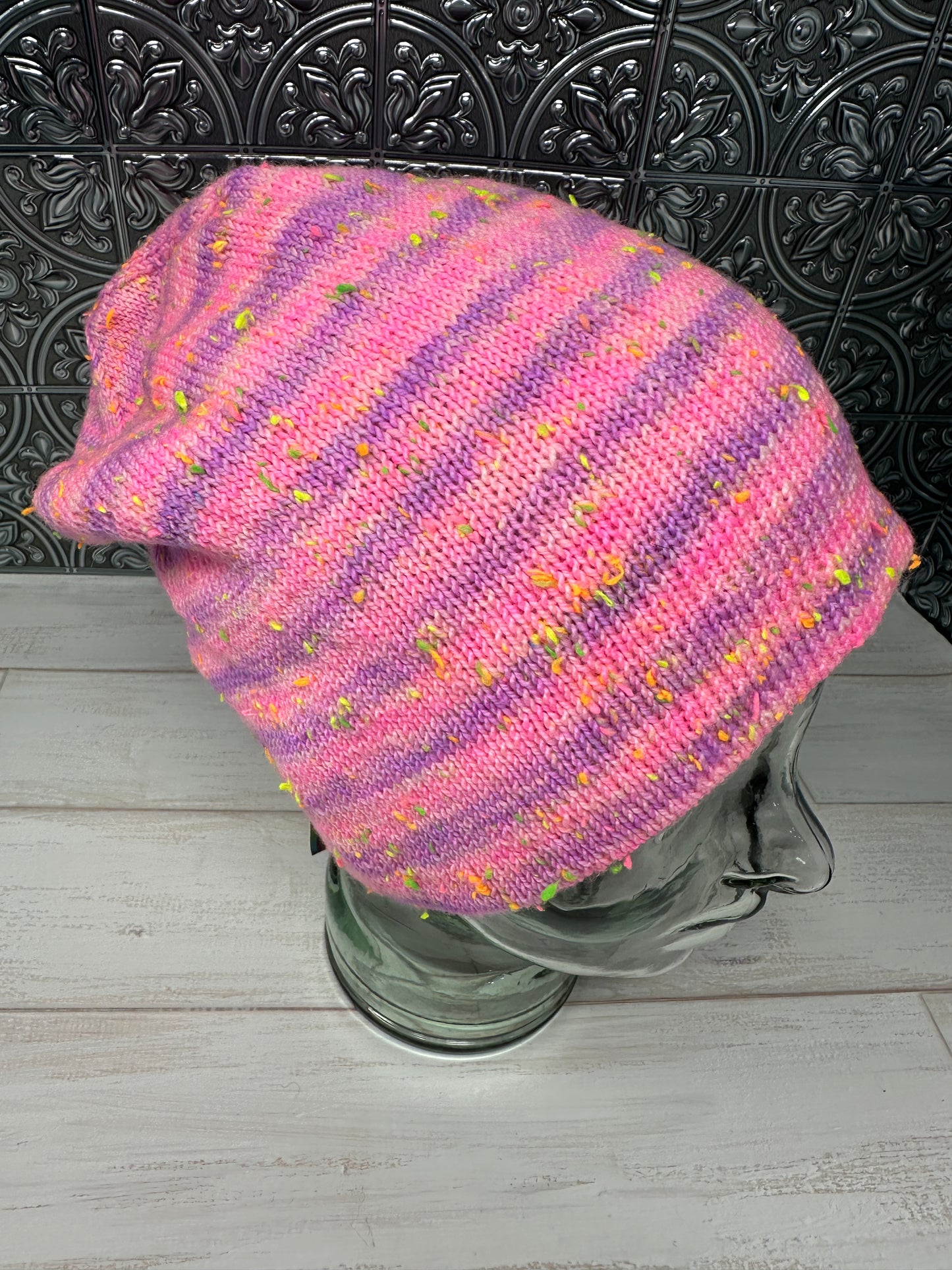 "It's OK To Be a Unicorn" on a NEON NEP Yarn Base