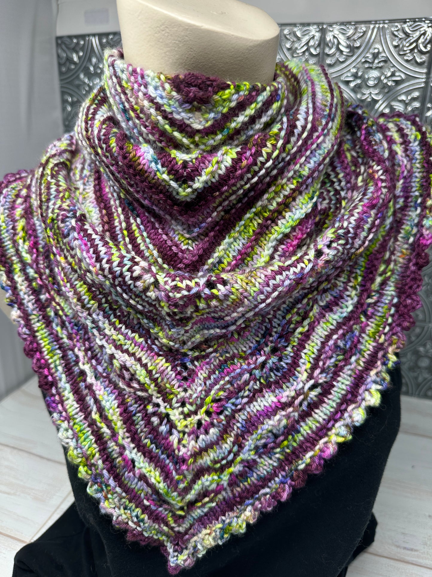 "Weeping Willow" on Various Yarn Bases