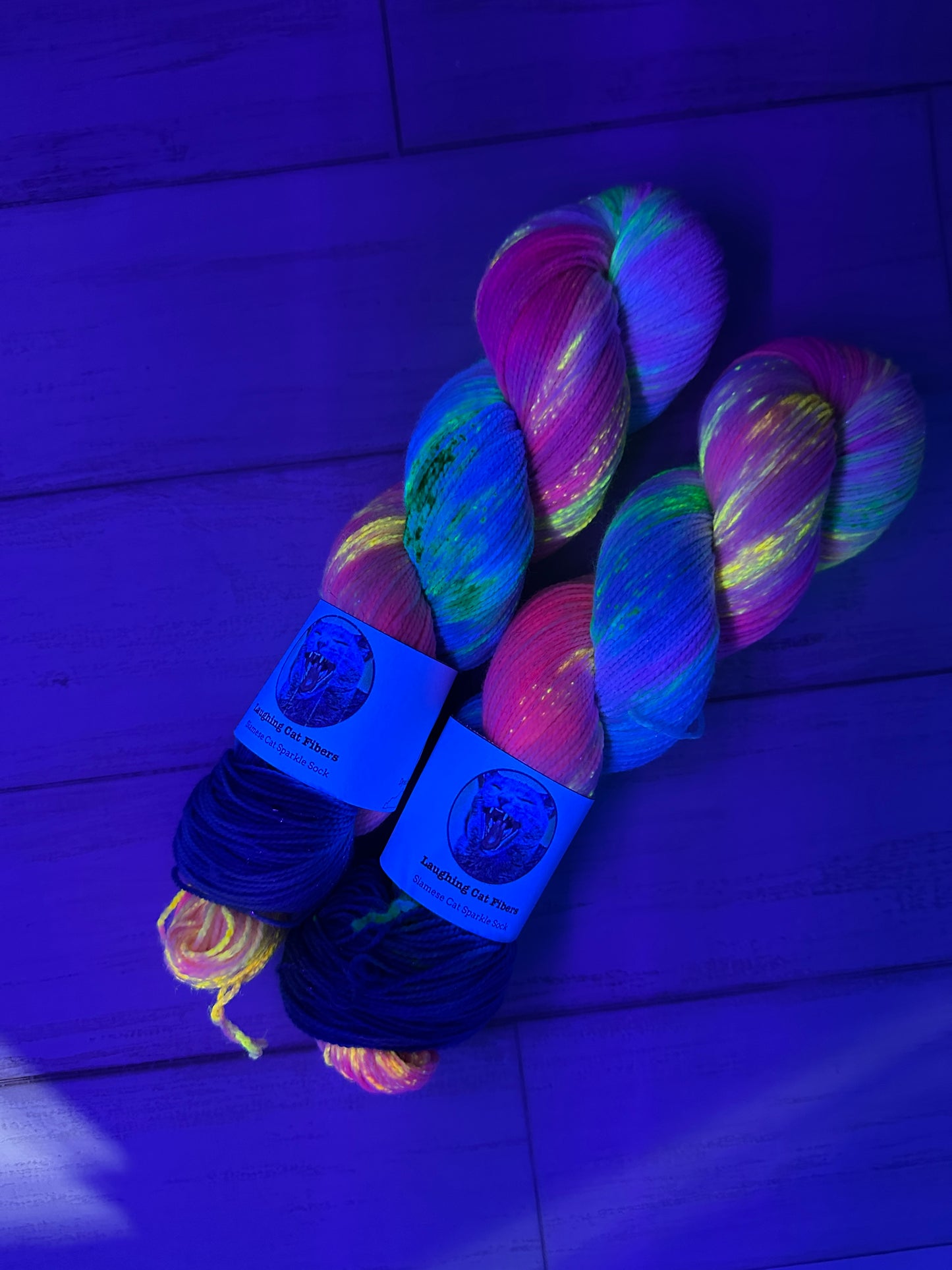 "Gumball Nebula" on Various Yarn Bases