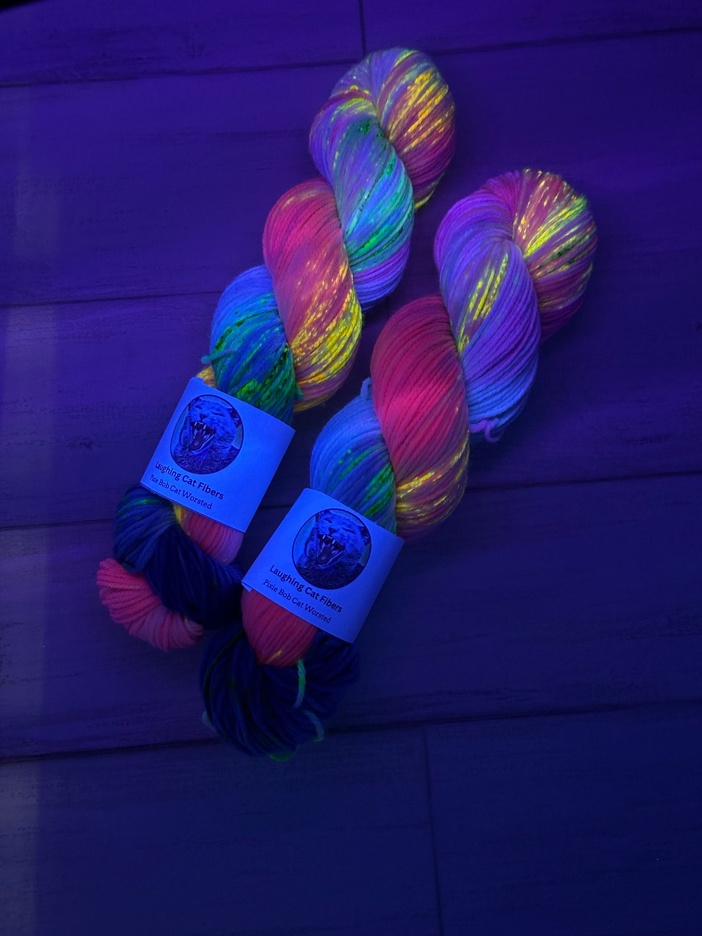 "Gumball Nebula" on Various Yarn Bases