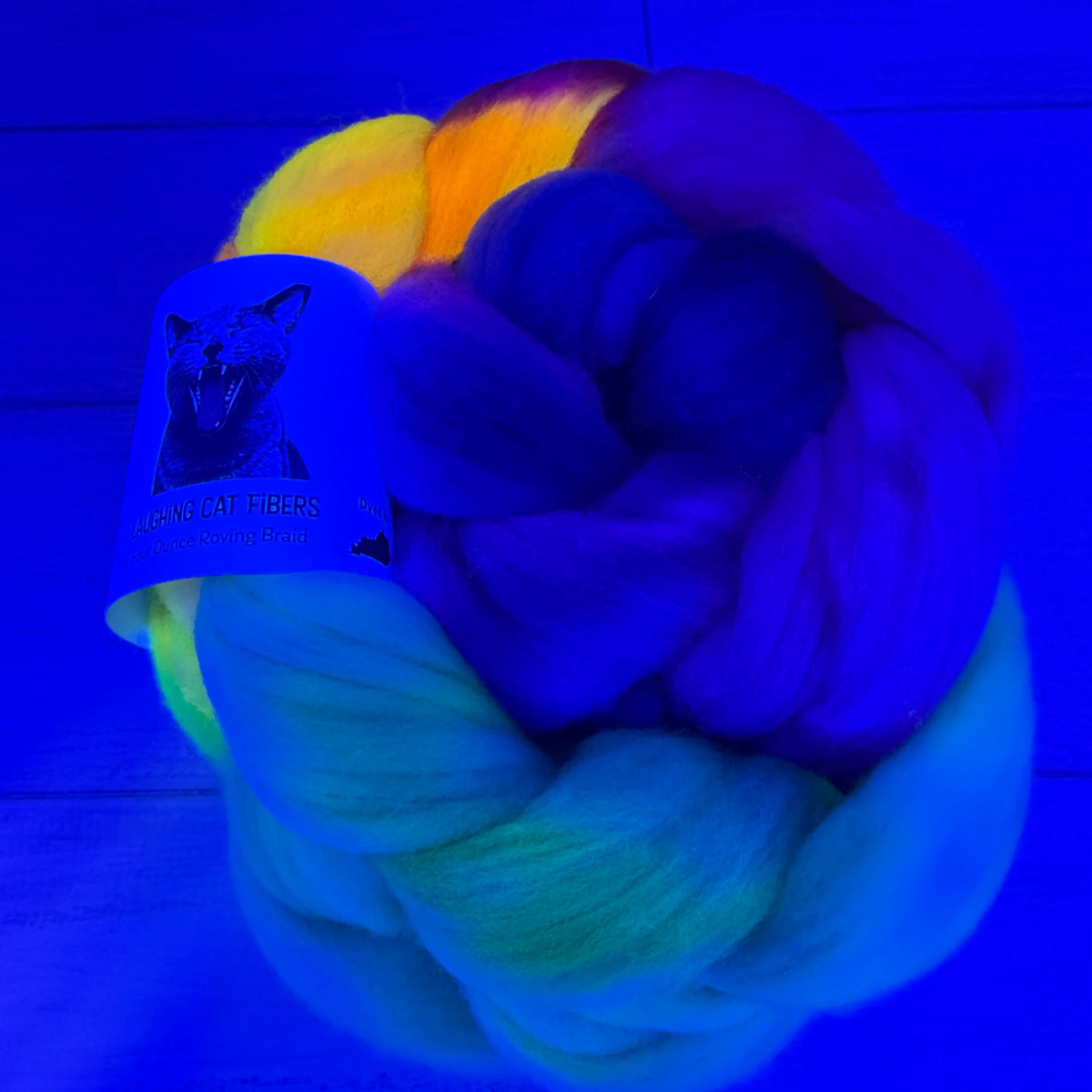 Orion Nebula — Hand-Dyed Wool Roving