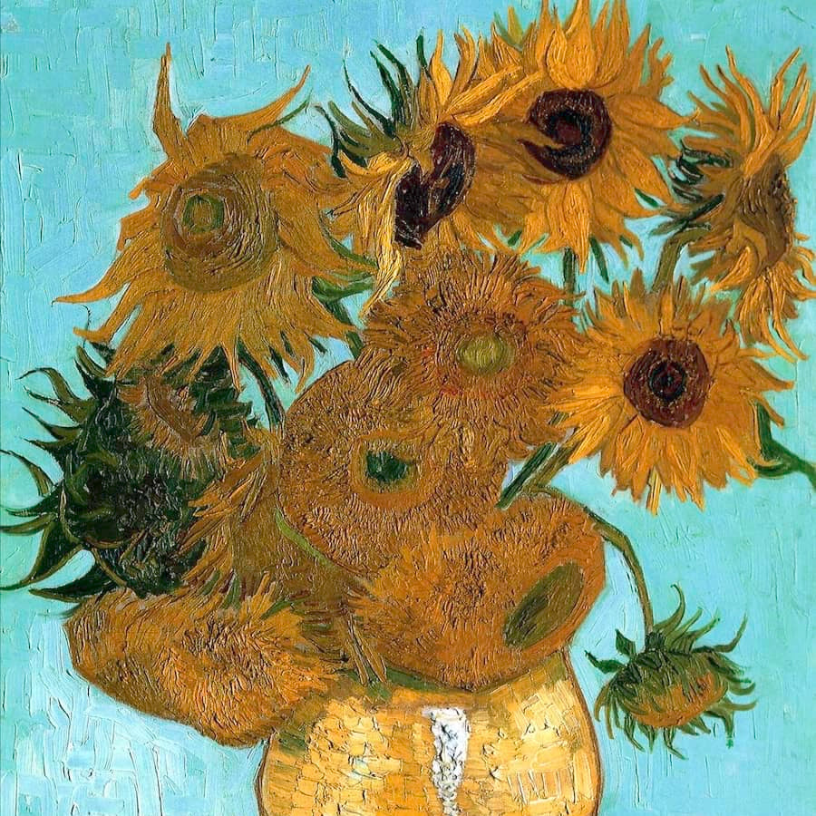 Vincent’s Sunflowers — Hand-Dyed Wool Roving