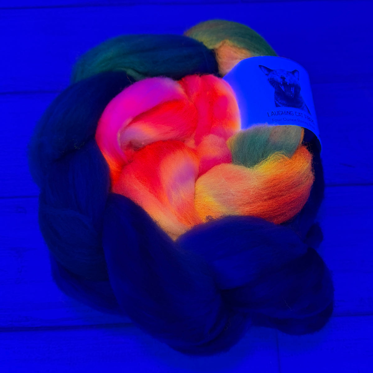 Crab Nebula — Hand-Dyed Wool Roving