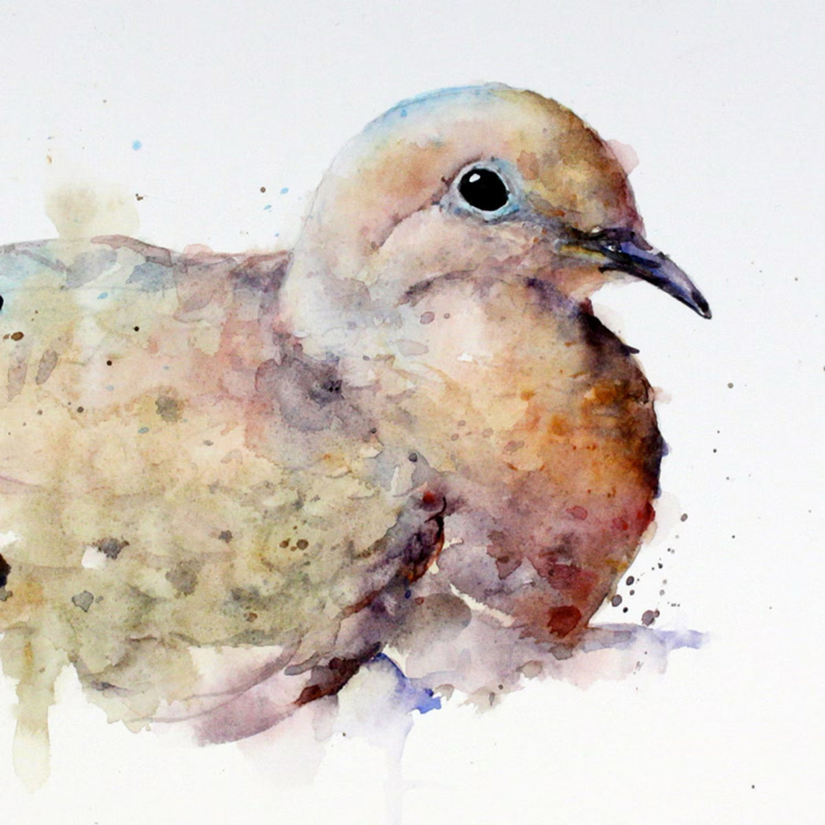 Mourning Dove— Hand-Dyed Wool Roving