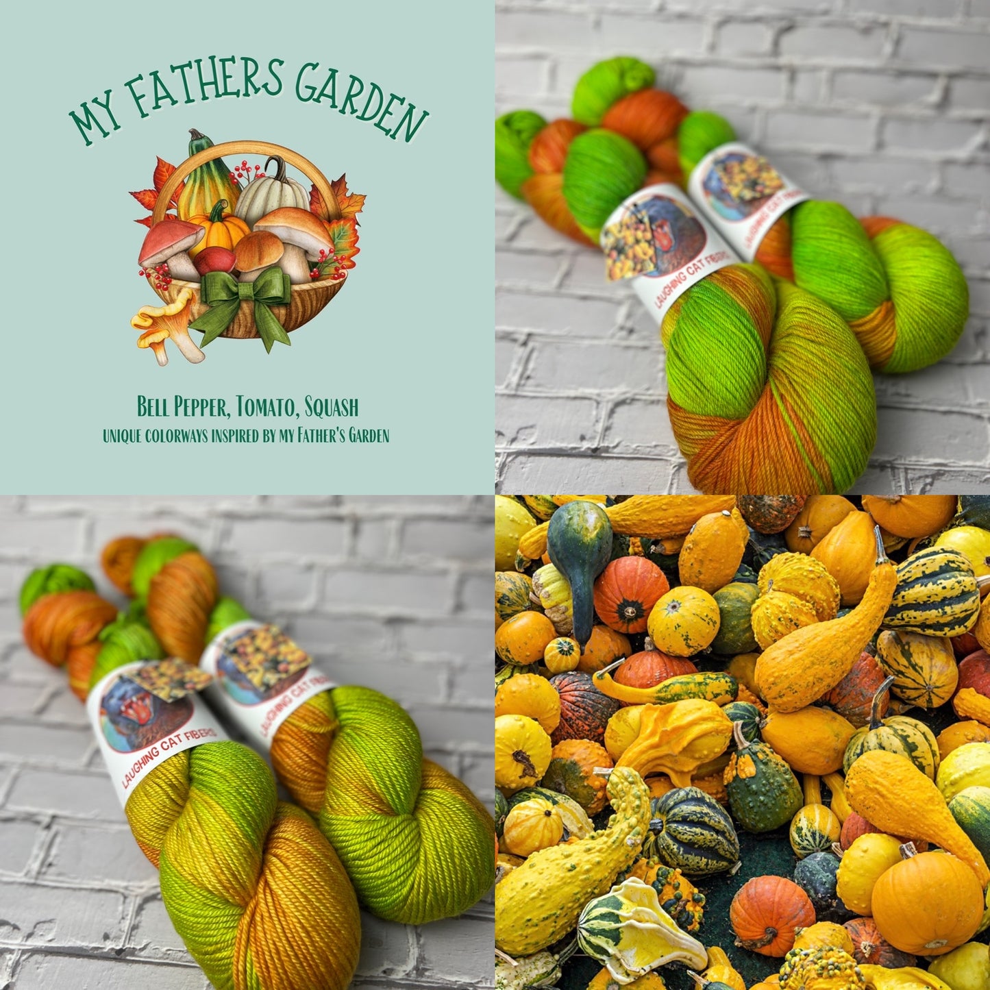 "Squash" on Various Yarn Bases