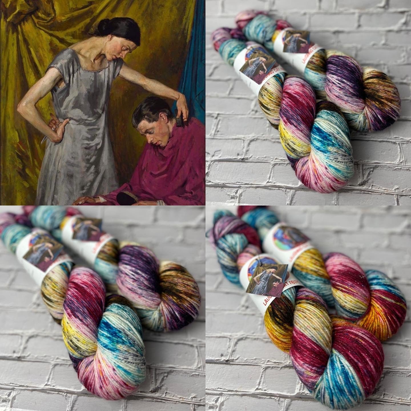 "Delilah" on Various Yarn Bases