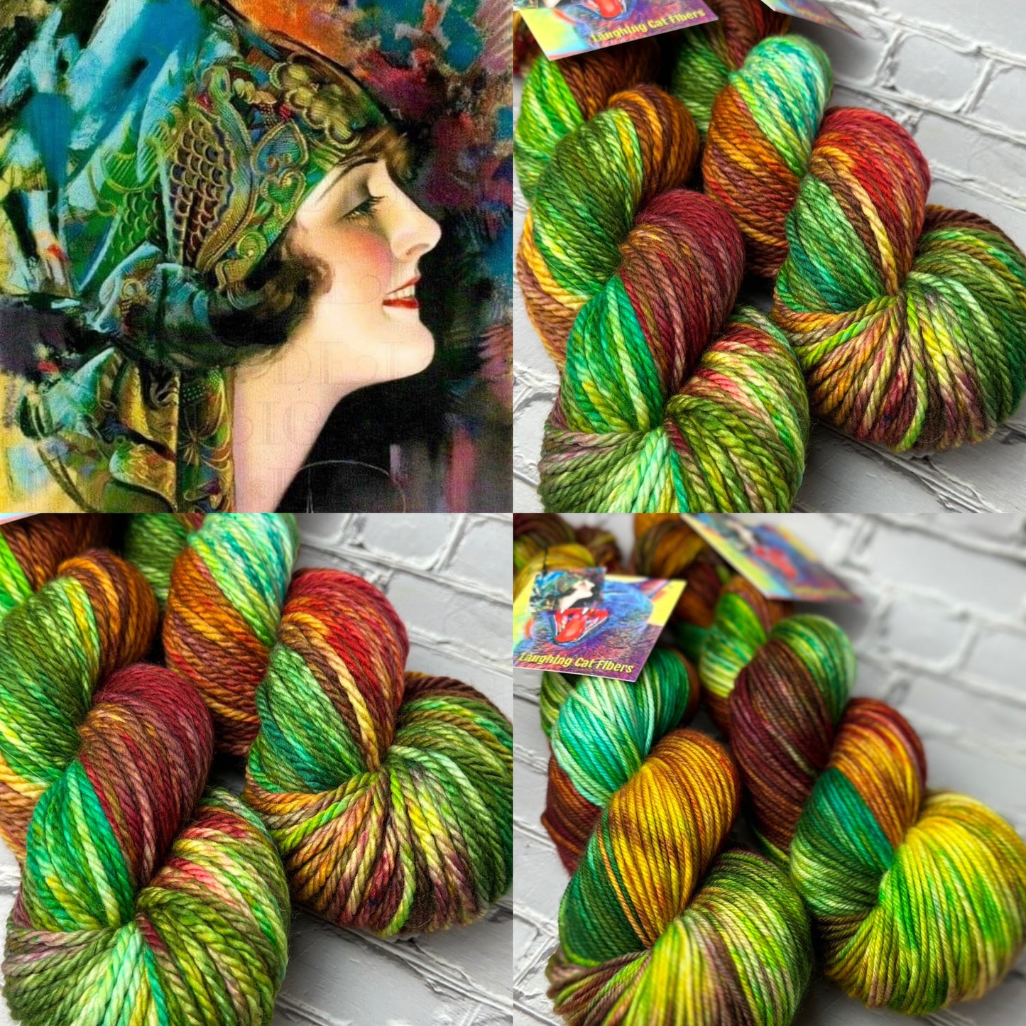 "Martha Mansfield" on Various Yarn Bases