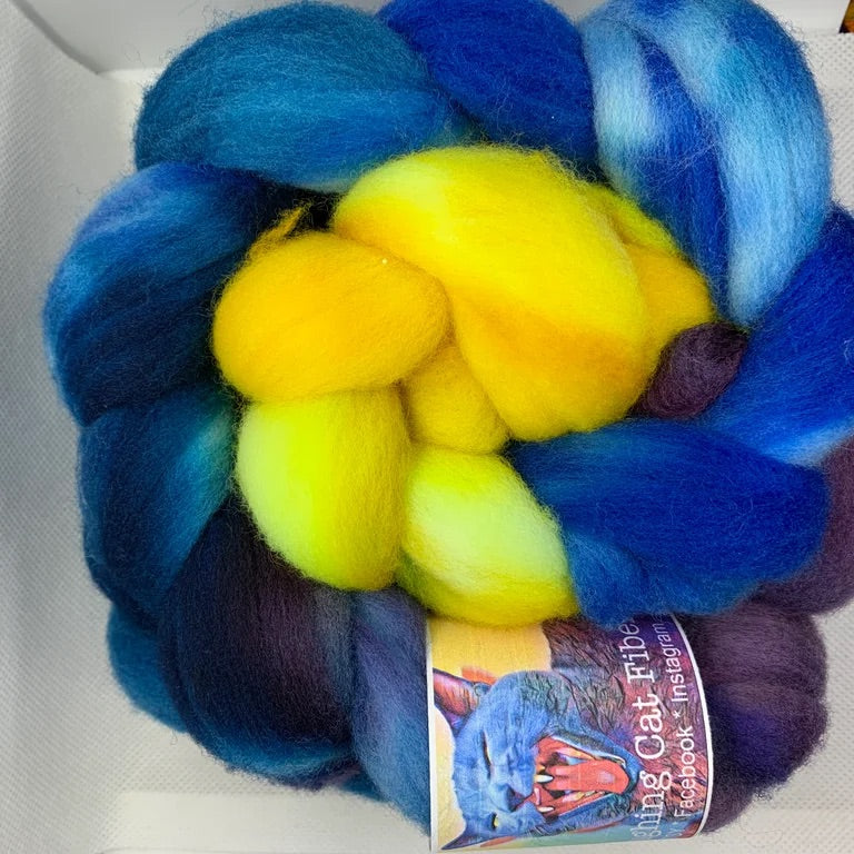 Custom Curated Rovings: "Jenny's Starry Night"