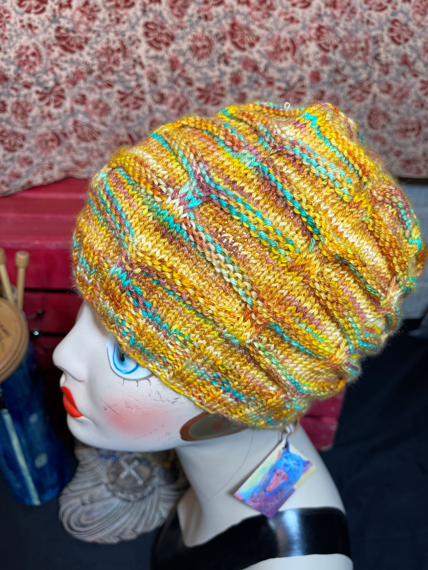 "Vincent's Sunflowers" on Various Yarn Bases