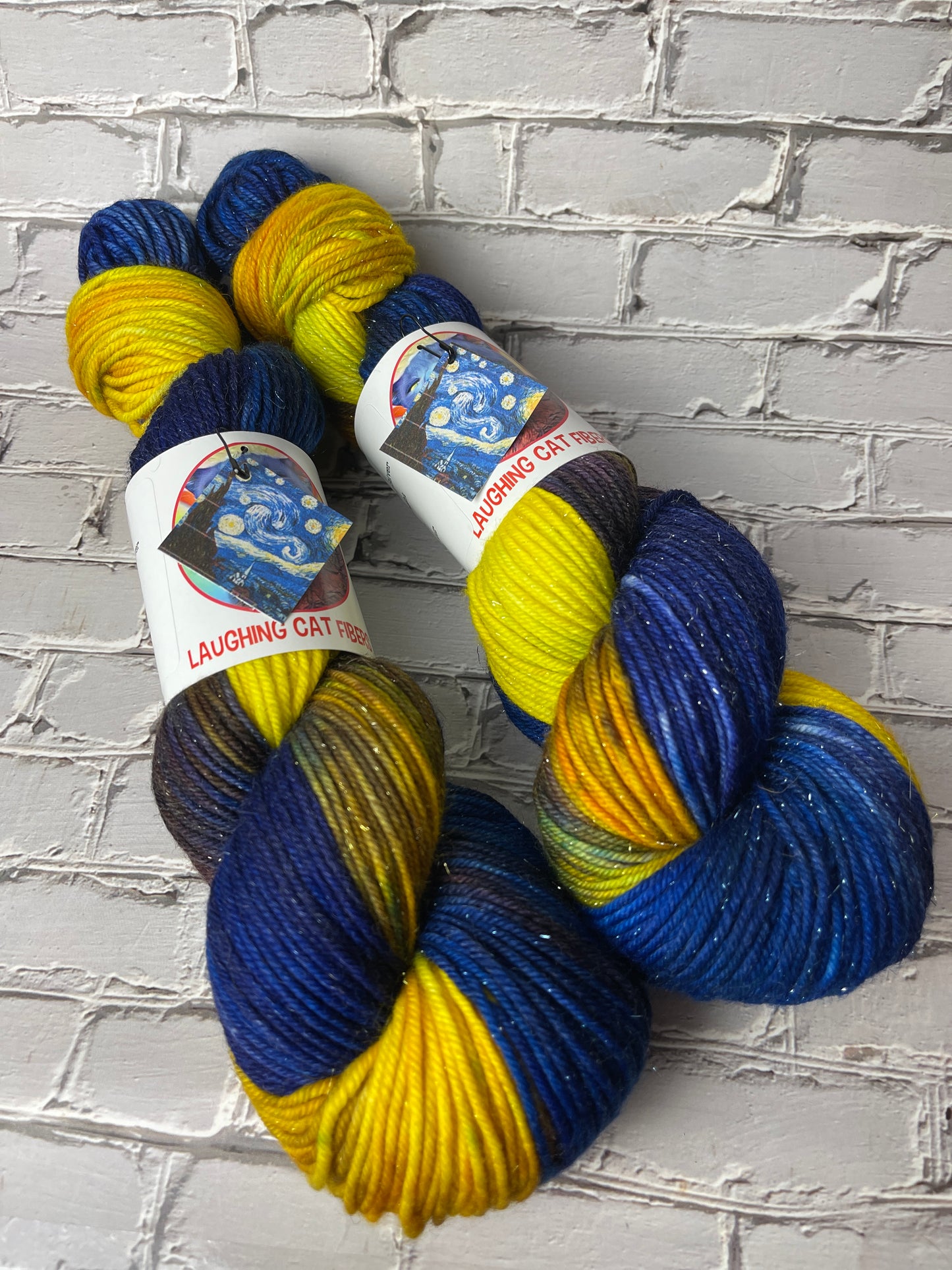 "Jenny's Starry Night" on Various Yarn Bases