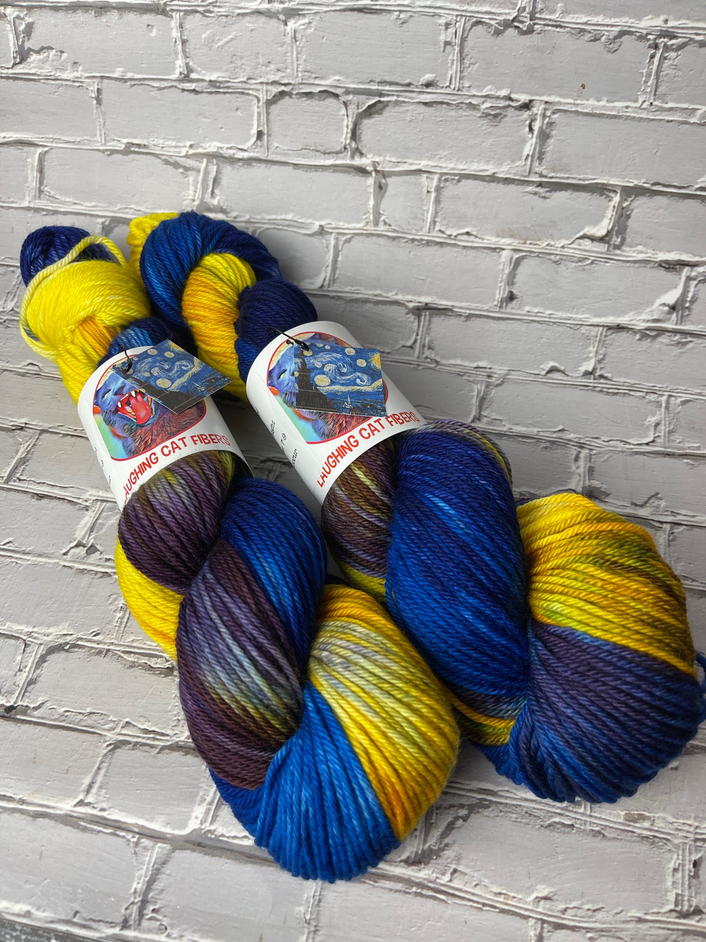 "Jenny's Starry Night" on Various Yarn Bases