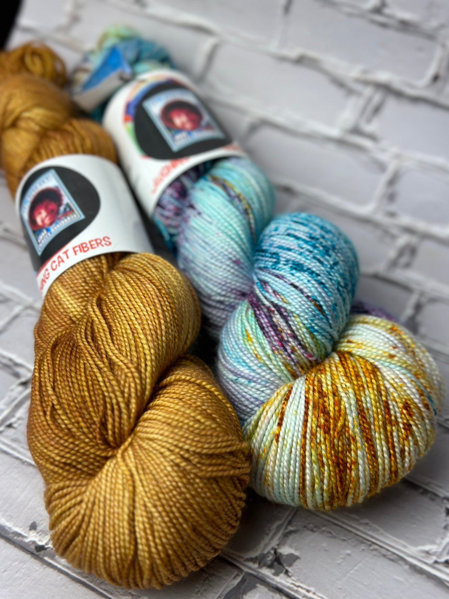 "Tobacco Leaf" on Various Yarn Bases