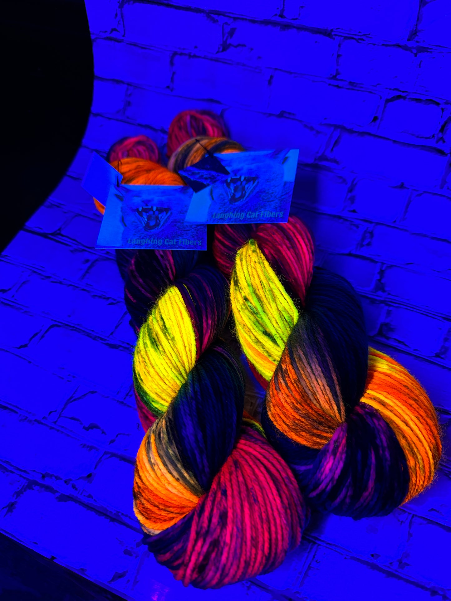 "Veil Nebula" on Various Yarn Bases