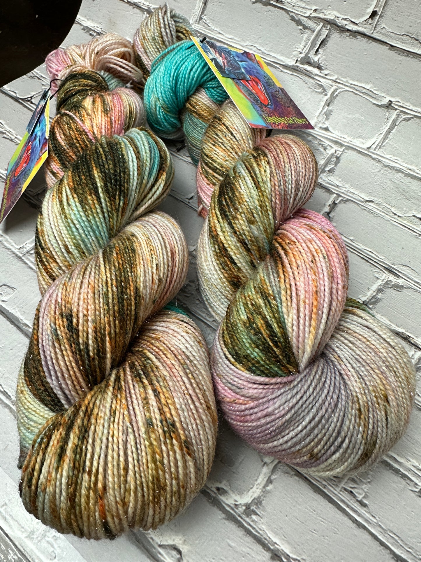 "The Fae of Rabbits" on Various Yarn Bases