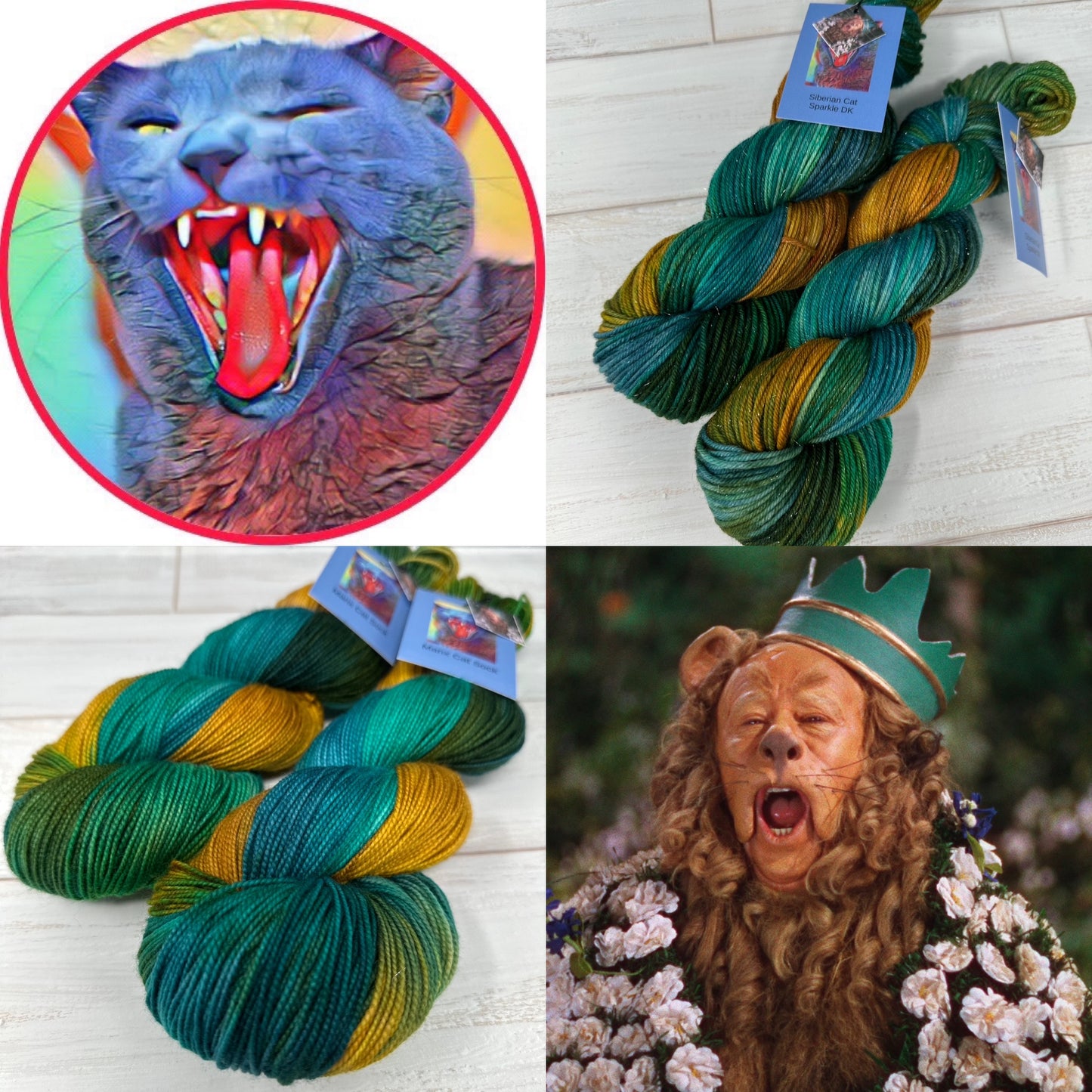 "Courage" on Various Yarn Bases