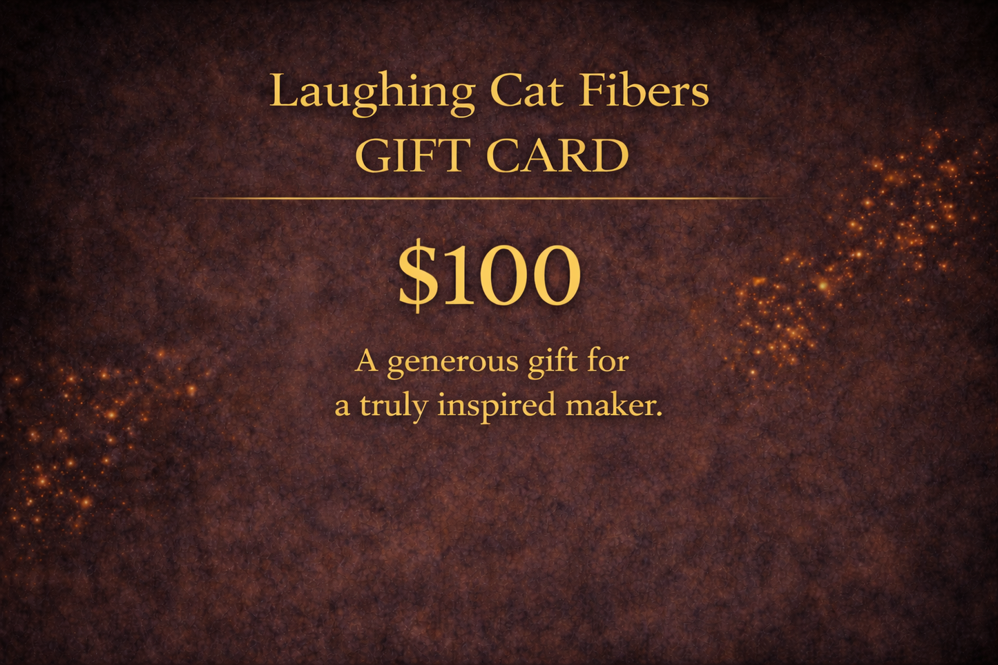 Laughing Cat Fibers Gift Cards