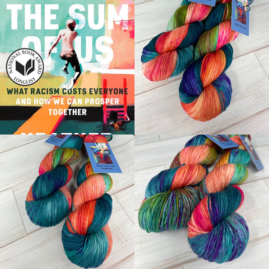 Banned Books Yarn Club "The Sum of Us" on Various Yarn Bases