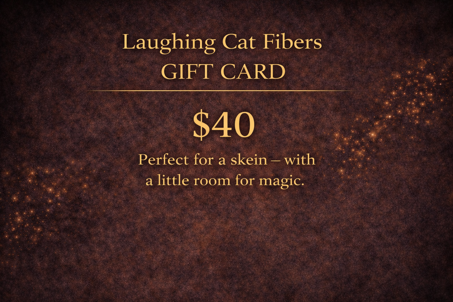 Laughing Cat Fibers Gift Cards