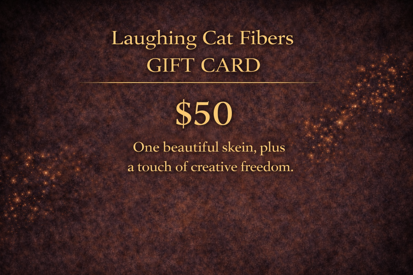 Laughing Cat Fibers Gift Cards