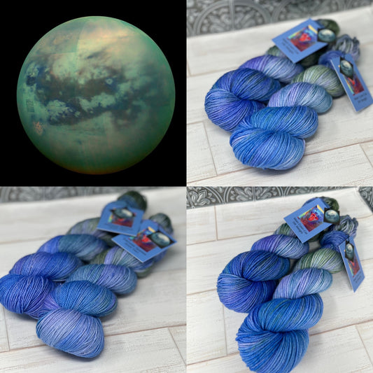 "Titan" on Various Yarn Bases