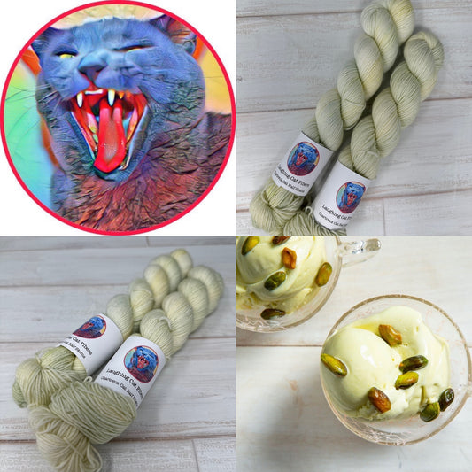 "Pistachio Ice Cream" on Various Yarn Bases