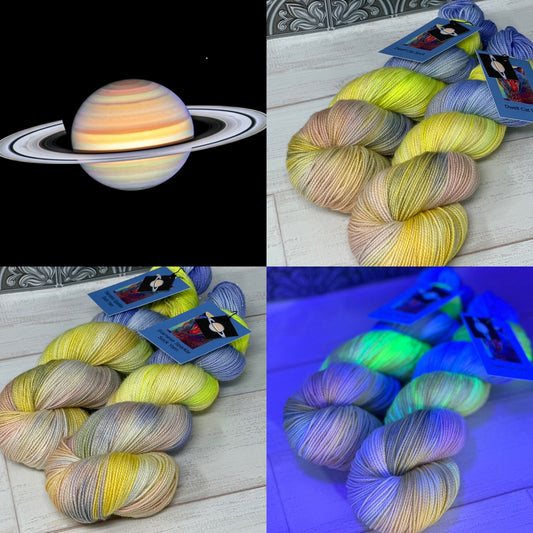"Saturn" on Various Yarn Bases