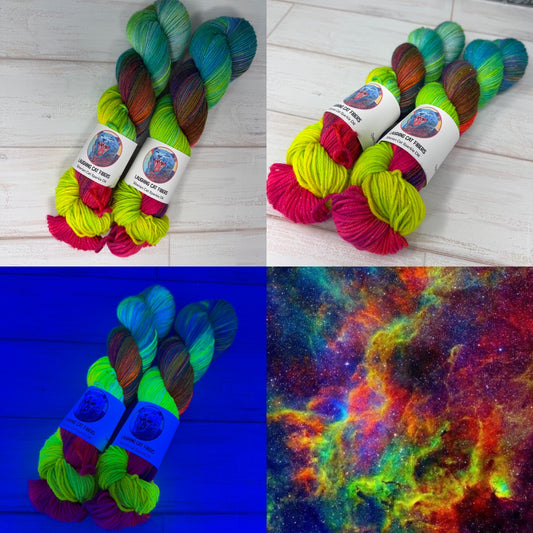 "Circus Mind" on Various Yarn Bases