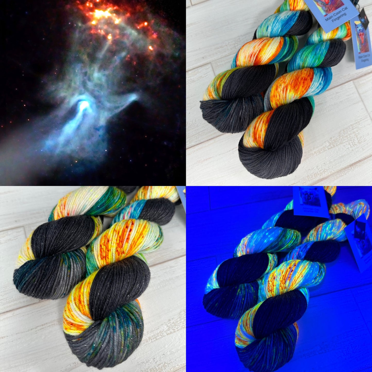 "Hand of God" on Various Yarn Bases