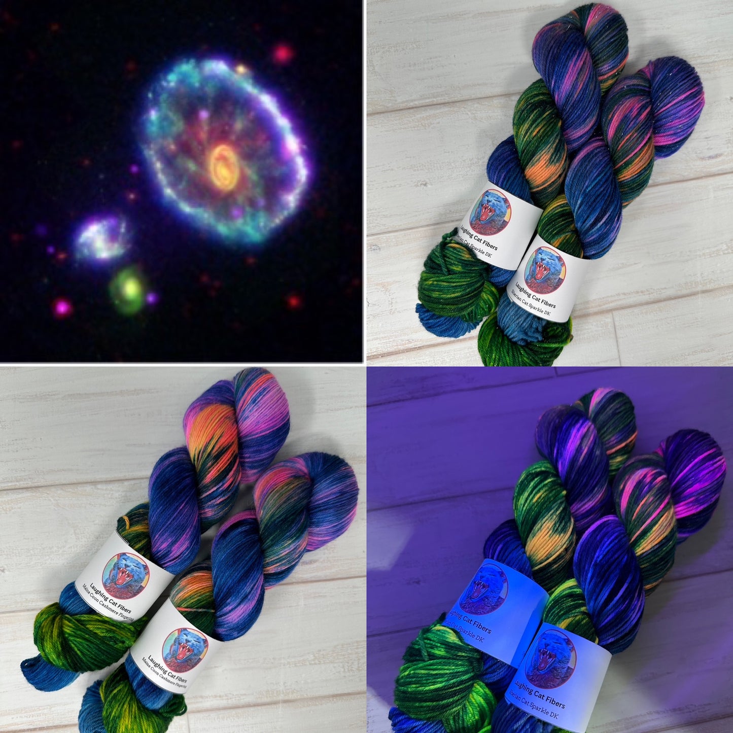 Cartwheel Galaxy — UV Reactive | Deep Space Collection