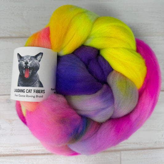 Eye of God (Reformulated) — Hand-Dyed Wool Roving