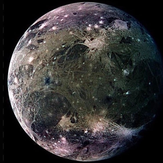 Ganyede |The Moons of Jupiter | Inspired by Nature