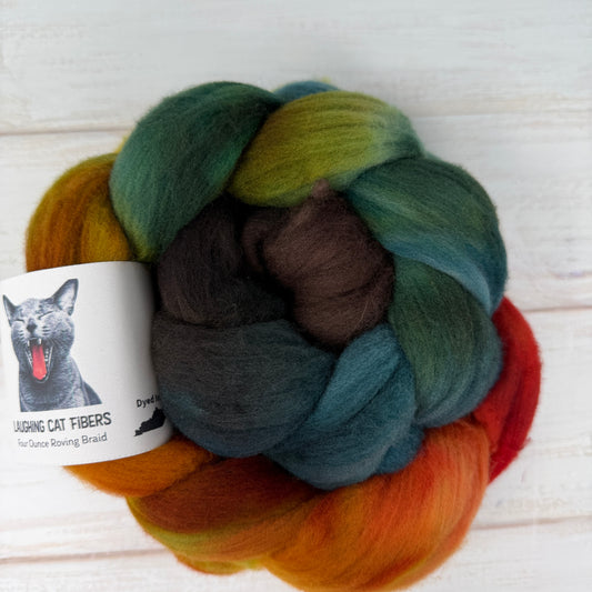 Madonna & Child — Hand-Dyed Wool Roving