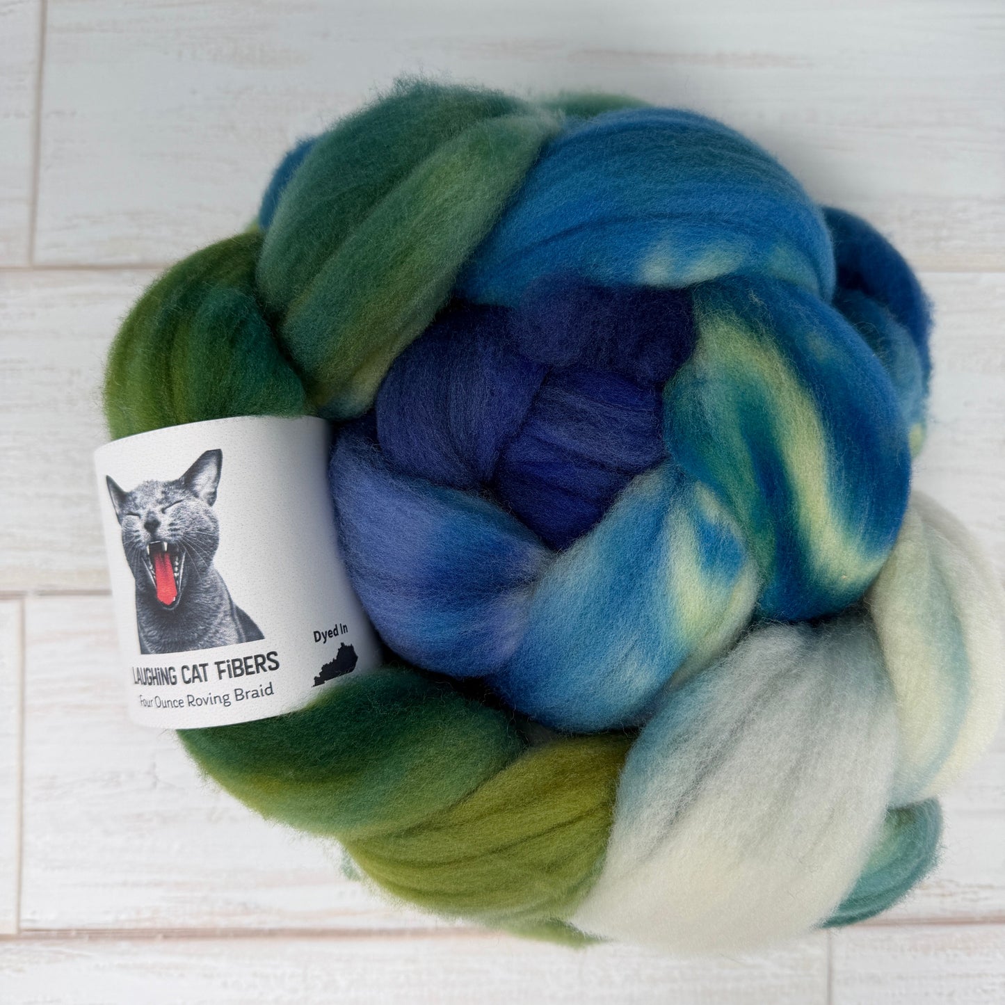Boreas — Hand-Dyed Wool Roving