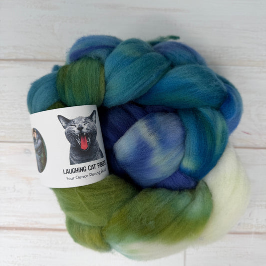 Boreas — Hand-Dyed Wool Roving