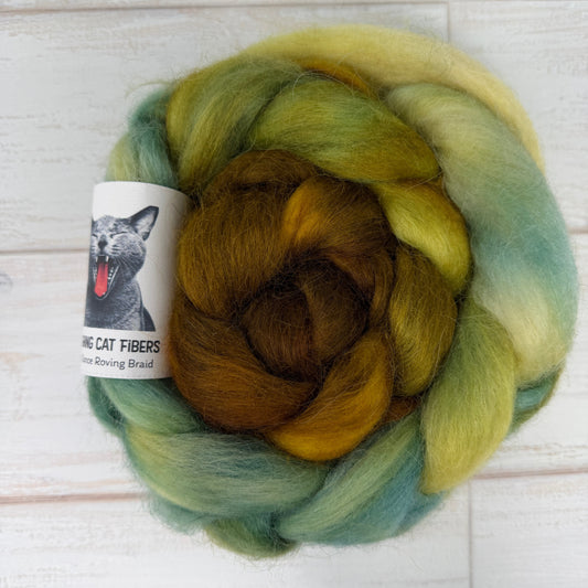 Courage, Anxiety & Despair (Watching the Battle) — Hand-Dyed Wool Roving