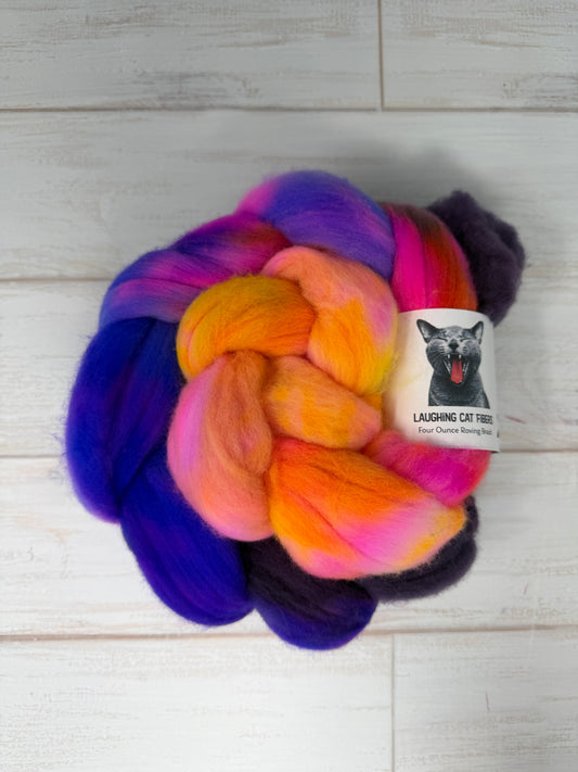 Crab Nebula — Hand-Dyed Wool Roving