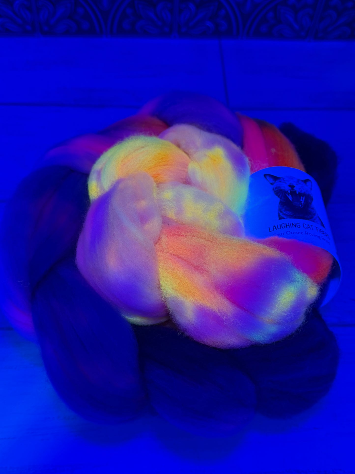 Crab Nebula — Hand-Dyed Wool Roving