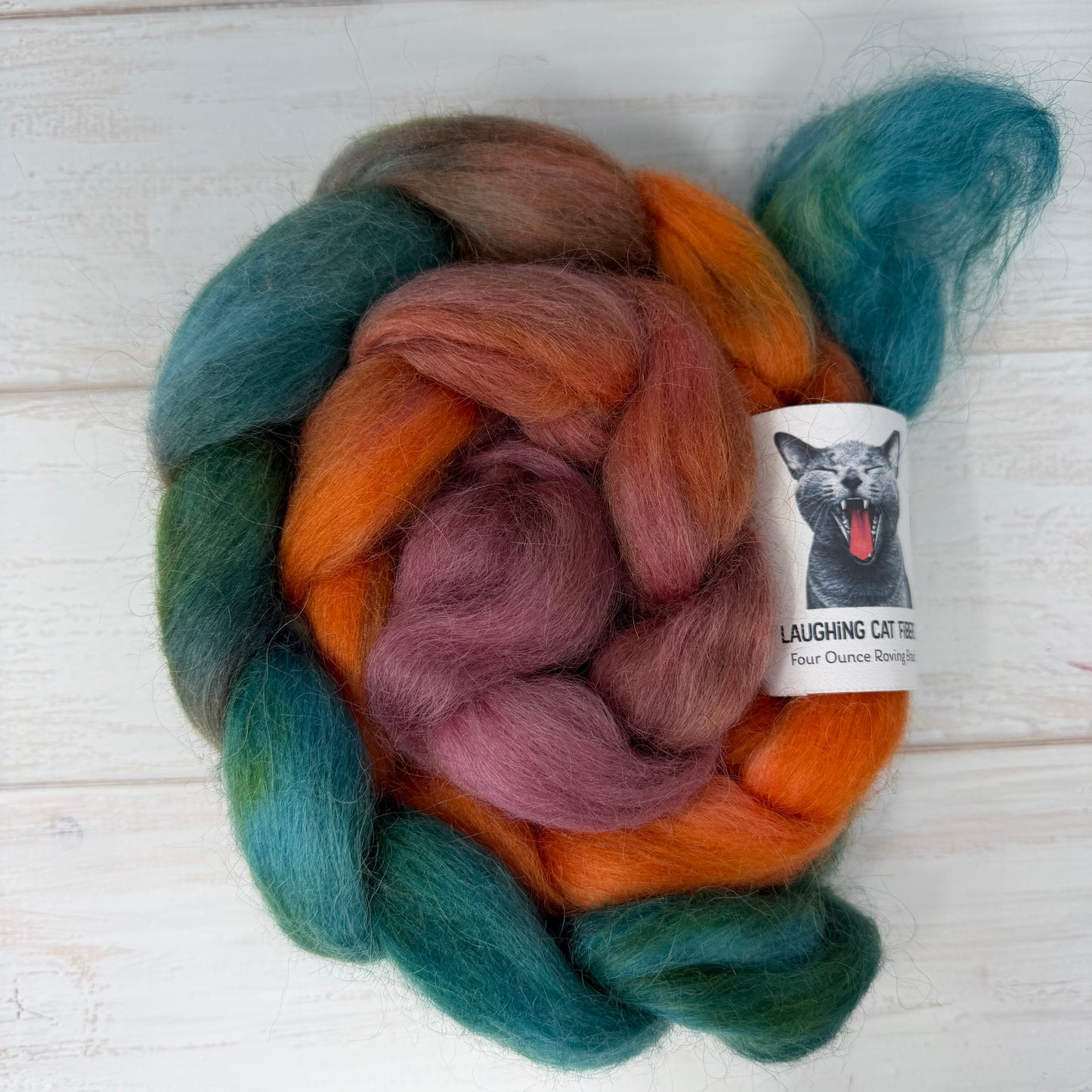 Soul of the Rose — Hand-Dyed Wool Roving