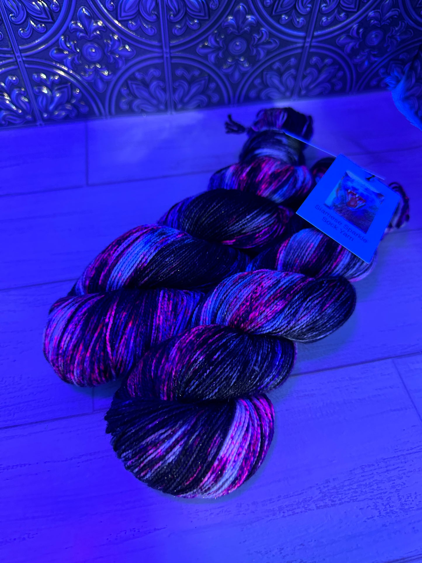 "Space Dust" on Various Yarn Bases