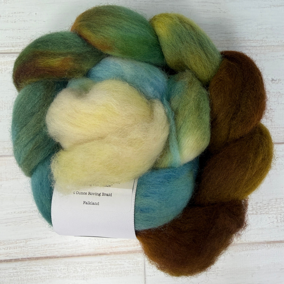 Courage, Anxiety & Despair (Watching the Battle) — Hand-Dyed Wool Roving