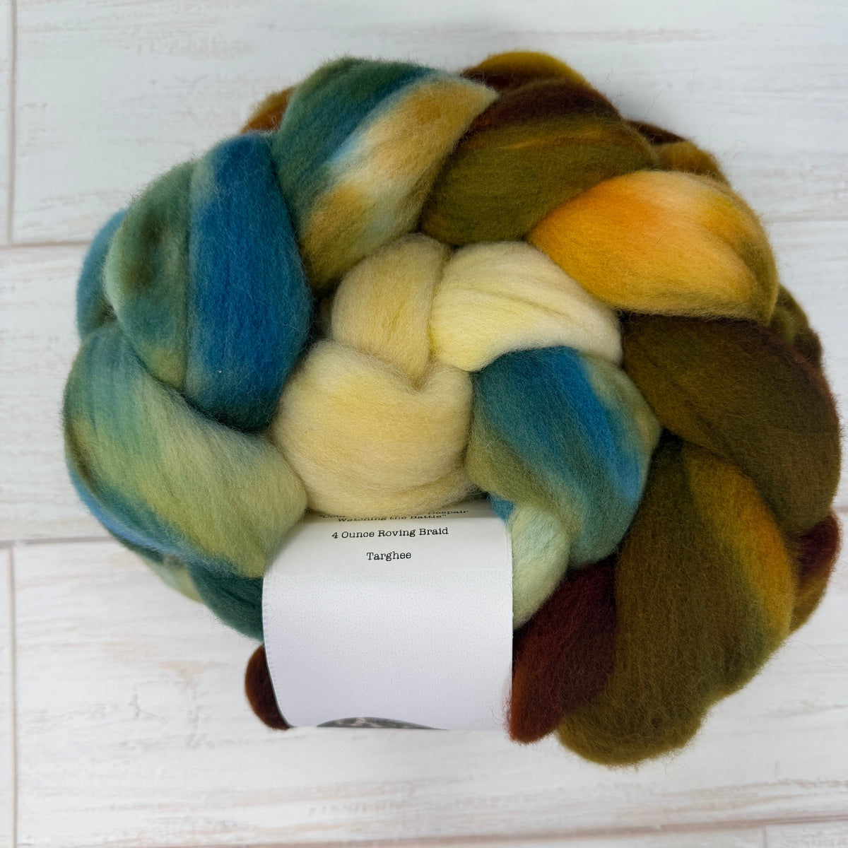 Courage, Anxiety & Despair (Watching the Battle) — Hand-Dyed Wool Roving