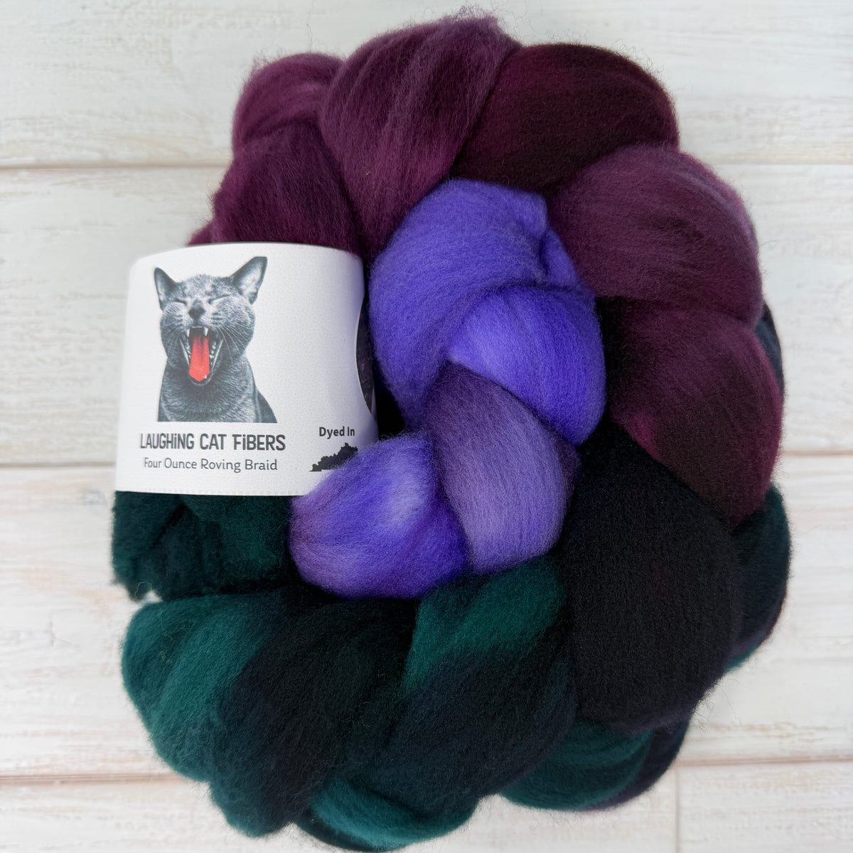 Windflowers — Hand-Dyed Wool Roving