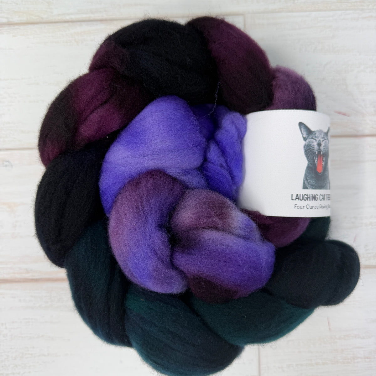Windflowers — Hand-Dyed Wool Roving