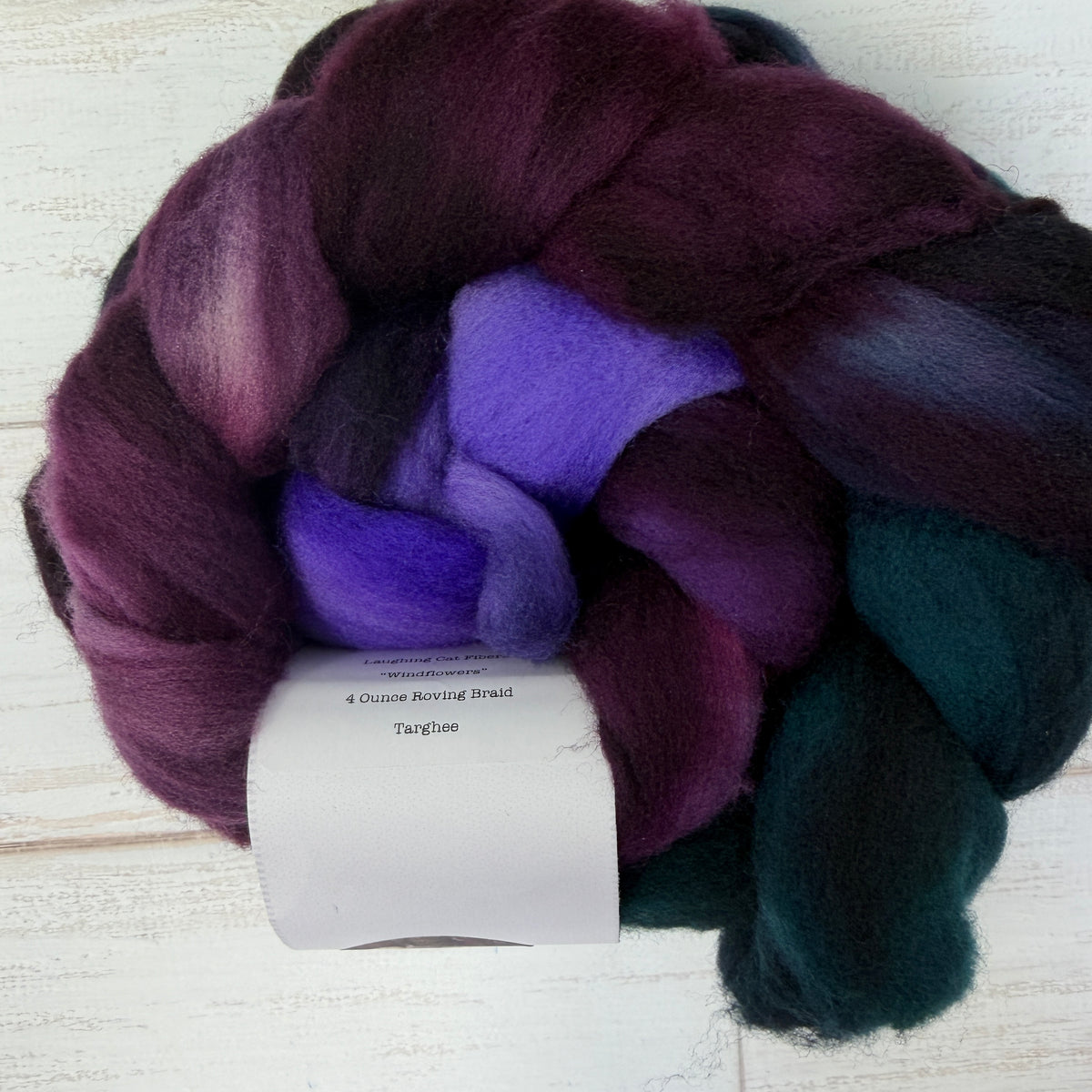 Windflowers — Hand-Dyed Wool Roving